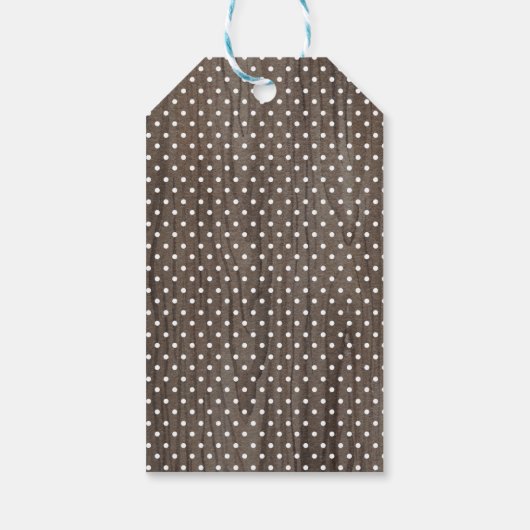 Rustieke Bloemen Bruids Tea Party Favor Cadeau Lab Cadeaulabel (Achterkant)