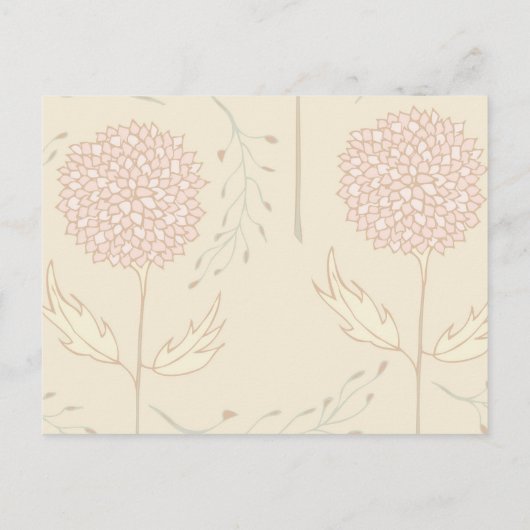 Rustieke Bloemen Bruidsmeisje uitnodiging (Achterkant)