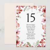 Rustieke Bloemen Tafel Zitgrafiek (Voorkant / Achterkant)