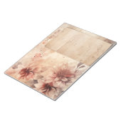 Rustieke  Bloemen Weekplanner Notitieblok (Schuin)