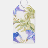 Rustieke bloemenbruiloft dank u gunst cadeau Label Cadeaulabel (Achterkant)