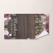 Rustieke bloemenbruiloft moeder van de bruid handdoek (Handdoek)