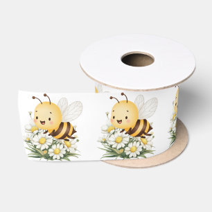 Rustieke bloemendaisy Oh Babee Honey Bee Baby Show Lint