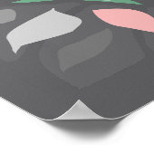 Rustieke bloemenmandala poster (Hoek)