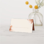 Rustieke bloemige herfst bruiloft (Voorkant)