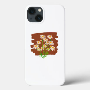 Rustieke bloemsimple ontwerp dat van de natuur hou iPhone 13 hoesje