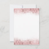 Rustieke Bloom herfst bruiloft RSVP Kaartje (Achterkant)