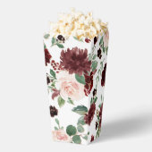 Rustieke Blooms | Terracotta en Marsala Red Floral Bedankdoosjes (Popped)