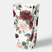 Rustieke Blooms | Terracotta en Marsala Red Floral Bedankdoosjes (Voorkant)