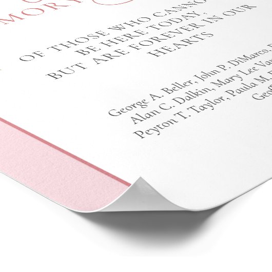 Rustieke Blush roze pioenen pampa's In liefdevolle Poster (Hoek)