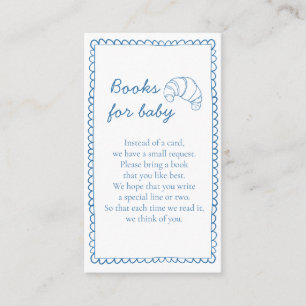 Rustieke Boeken Voor Baby Bun In Het Oven Baby sho Informatiekaartje