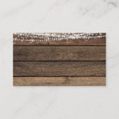 Rustieke boerderij bruiloft details behuizing Kaar Informatiekaartje (Achterkant)