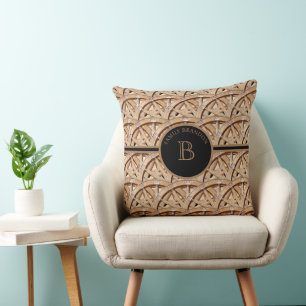 Rustieke Boerderij Elegant Monogram Lieve Familien Kussen