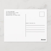 Rustieke boerderij kerst geruite feest uitnodiging (Achterkant)