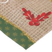 Rustieke boerderij kersttafel runner lange tafelloper (Hoek)