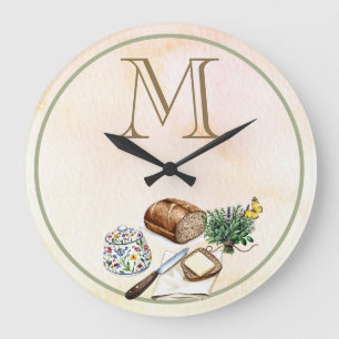 Rustieke Boerderij Kruiden & Brood Monogram famili Grote Klok