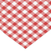 Rustieke boerderij Red Small Gingham Plaid Korte Tafelloper (Hoek)