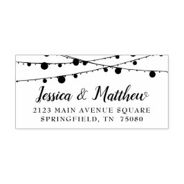 Rustieke boerderij Twinkling Light Zelfinkkend ste Zelfinktende Stempel