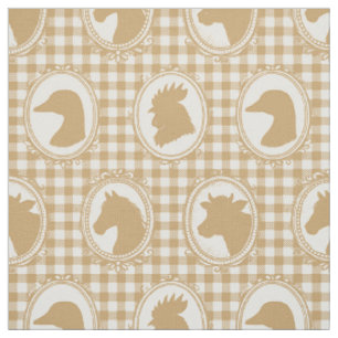 Rustieke boerderijdier silhouet barnyard khaki rui stof