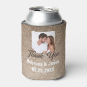 rustieke boerlap foto westerne land bruiloft blikjeskoeler (Blikje Voorkant)