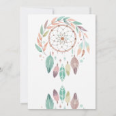Rustieke Boheemse Droomvanger Kaart (Achterkant)
