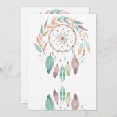 Rustieke Boheemse Droomvanger Kaart (Voorkant / Achterkant)
