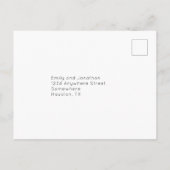 Rustieke Boheemse Wildbloemen Zonnebloem Bruiloft Uitnodiging Briefkaart (Achterkant)