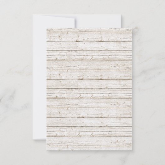 Rustieke Bohemian Arrow bruiloft dank u Bedankkaart (Achterkant)