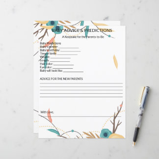 Rustieke Boho Baby Shower Baby Advies & Voorspelli