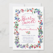 Rustieke Boho Berry Sweet zomer 40e verjaardag Kaart (Voorkant)