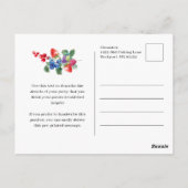 Rustieke Boho Berry Sweet Zomer 50e uitnodiging (Achterkant)