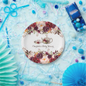 Rustieke Boho Bloemen Douche Tea Party 7" Bord (Feest)