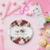 Rustieke Boho Bloemen Douche Tea Party 7" Bord (Feest)