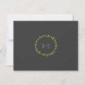Rustieke Boho Boskatten Trouwuitnodiging Save The Date (Achterkant)