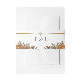 rustieke boho bruiloft buik bands uitnodigingen wikkel