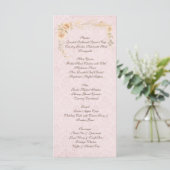 Rustieke Boho Country Wedding Menu (Staand voorkant)