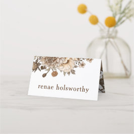 Rustieke boho escort kaarten, Woodland bruiloft