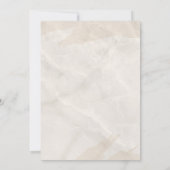 Rustieke Boho Feather bruiloft uitnodiging (Achterkant)