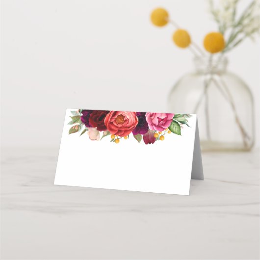 Rustieke Boho Floral bruiloft of evenement (Achterkant)