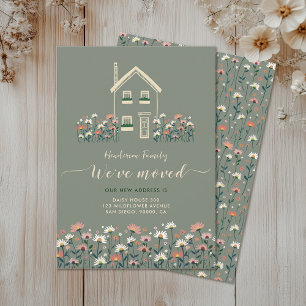 Rustieke Boho Floral We hebben de aankondiging ver