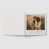 Rustieke Boho Foto Huwelijk Gastenboek (Volledig)