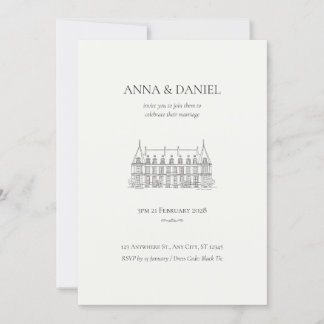 Rustieke Boho Greenery bruiloft uitnodiging