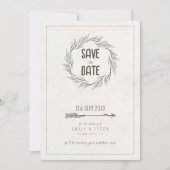 Rustieke Boho Huwelijksfoto Sjabloon ID1109 (Voorkant)