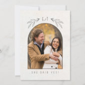 Rustieke Boho Huwelijksfoto Sjabloon ID1109 (Achterkant)