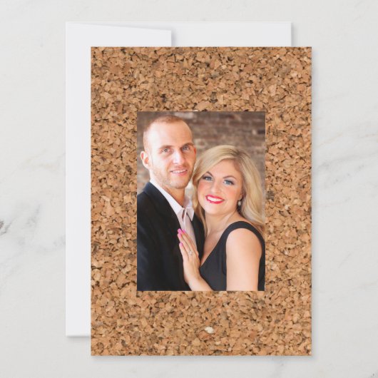 Rustieke Boho Pruim Rode Wijn Proeverij Trouwfeest Save The Date (Achterkant)