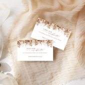 Rustieke Boho Tuin Bloemen Trouwwebsite Informatiekaartje