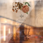 Rustieke Boho Welkom op onze bruiloft sticker (Vel 2)