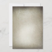 Rustieke boom & string lichten bruiloft uitnodigin kaart (Achterkant)