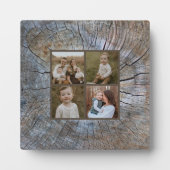 Rustieke boomring verontruste houtnerf rustieke bo fotoplaat (Voorkant)