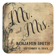 Rustieke boomtak  bruin bruiloft gunst